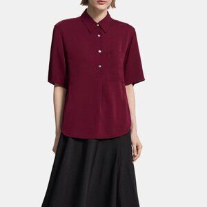 Theory - Silk button down - size M